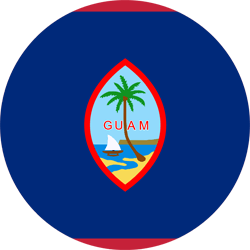 Flag of Guam - Round