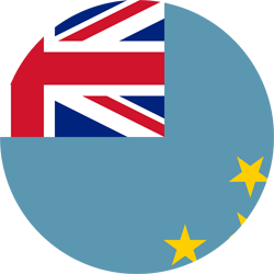 Flag of Tuvalu - Round