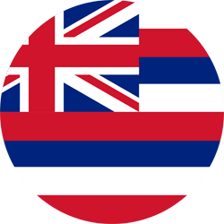 Flag of Hawaii - Round
