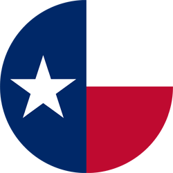 Flag of Texas - Round