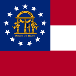 Georgia state flag icon