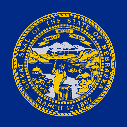 Nebraska flag icon
