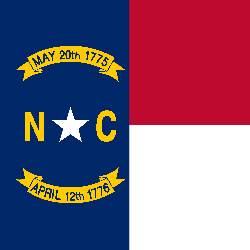 North Carolina flag icon