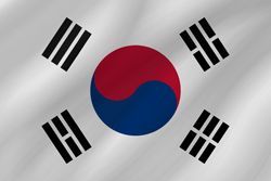 Flag of South Korea - Wave