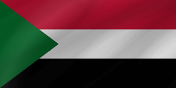 Flag of Sudan - Wave