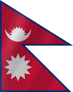 Flag of Nepal - Wave