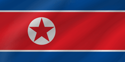 Flag of North Korea - Wave
