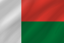 Flag of Madagascar - Wave
