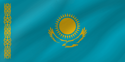 Flag of Kazakhstan - Wave