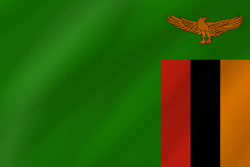 Flag of Zambia - Wave