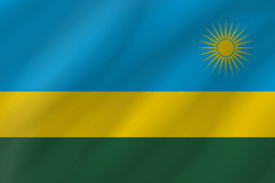 Flag of Rwanda - Wave