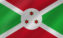 Flag of Burundi - Wave