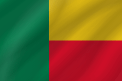 Flag of Benin - Wave