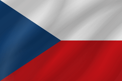 Flag of the Czech Republic - Wave