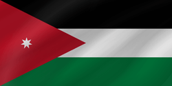 Flag of Jordan - Wave