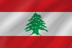 Flag of Lebanon - Wave