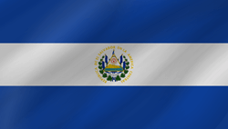 Flag of El Salvador - Wave