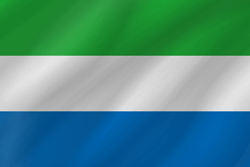 Flag of Sierra Leone - Wave