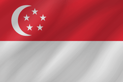 Flag of Singapore - Wave