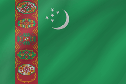Flag of Turkmenistan - Wave