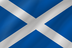 Flag of Scotland - Wave