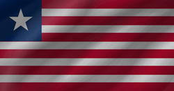 Flag of Liberia - Wave