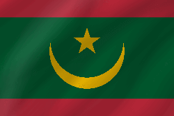 Flag of Mauritania - Wave