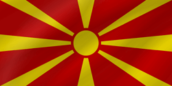 Flag of North Macedonia - Flag of North Macedonia - Wave