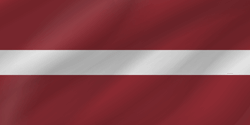 Flag of Latvia - Wave