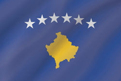 Flag of Kosovo - Wave