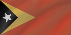 Flag of East Timor - Wave