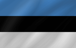 Flag of Estonia - Wave