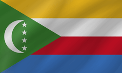 Flag of Comoros - Wave