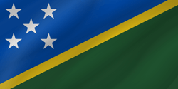 Flag of the Solomon Islands - Wave