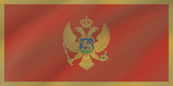 Flag of Montenegro - Wave