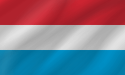 Flag of Luxembourg - Wave