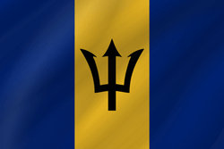 Flag of Barbados - Wave