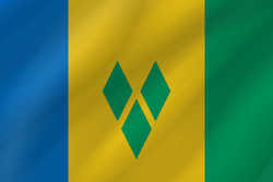 Flag of Saint Vincent and the Grenadines - Wave