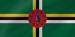 Flag of Dominica - Wave