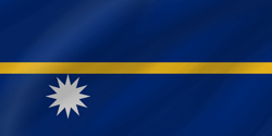 Flag of Nauru - Wave