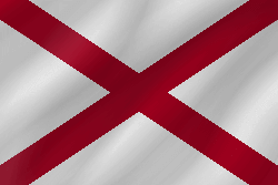 Flag of Alabama - Wave