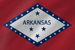 Flag of Arkansas - Wave