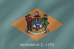Flag of Delaware - Wave