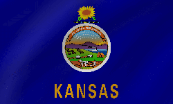 Flag of Kansas - Wave