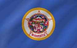 Flag of Minnesota - Wave