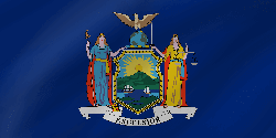Flag of New  York - Wave