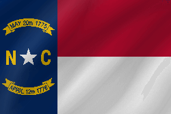 Flag of North Carolina - Wave