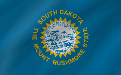 Flag of South Dakota - Wave