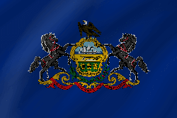 Flag of Pennsylvania - Wave