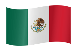 Flag of Mexico - Waving